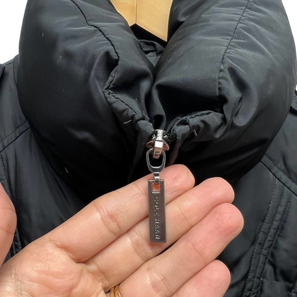 Cole Haan Quilted Coat Jacket in Black Women’s Size Small - Picture 4 of 11